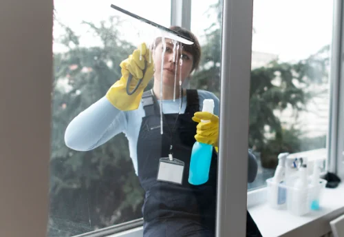 Nettoyage de vitres intérieures et extérieures à Laire